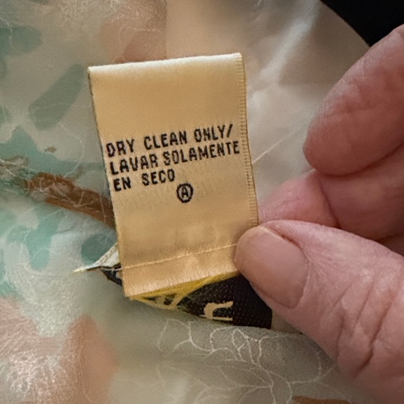 Ice Floral Ruffle Blouse - Teal and Orange - Picture 10 of 12